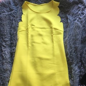 Yellow Shift Dress